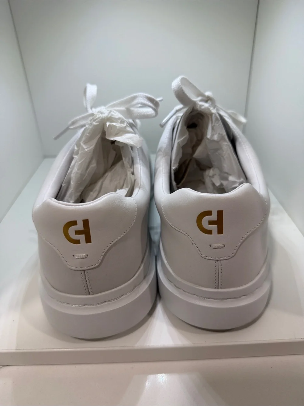Cole Haan White Perforated Men’s Sneakers